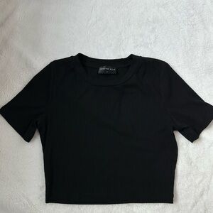 White Fox Boutique black crop top